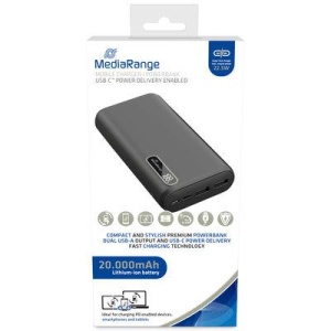 POWER BANK USB 20000MAH/MR756 MEDIARANGE - Image 3